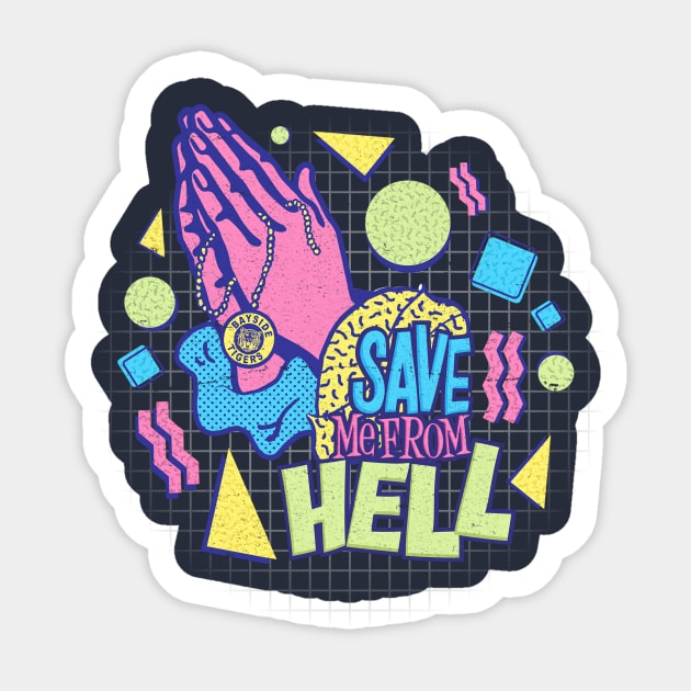 Save Me from Hell Sticker by BeanePod